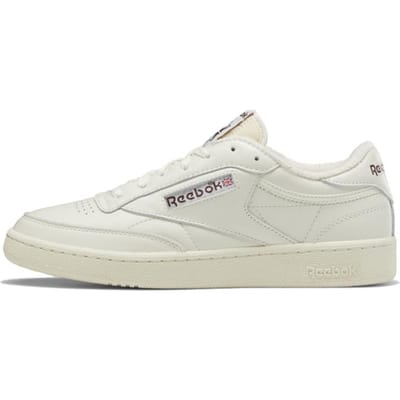 Reebok Club C 85 Vintage Krijt Alabaster Unisex Sneakers Crème Maroon GX3681 41 white