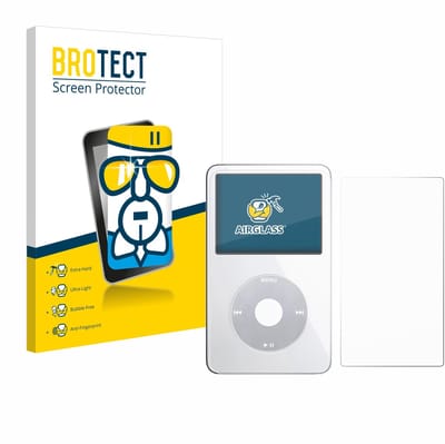 Screenprotector voor Apple iPod Classic Video (Voor+Achter) Beschermglas transparant