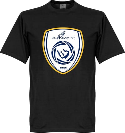 All Nassr Logo T-Shirt - Zwart - L