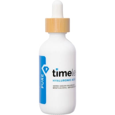 Timeless Serum - Hyaluronzuur - TIMELESS 100% Pure Hyaluron Serum - Anti-Age Gezichts Serum - Ouder wordende huid - Gezichtsserum Met hyaluronzuur - Timeless Skin Care Hyaluron Serum - Hydraterend serum - Stralende huid - Stevige huid - Vegan - 60 ml