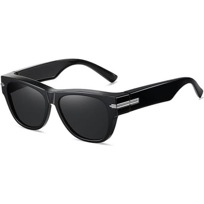 Xiaomi TR Frame Gepolariseerde Zonnebril voor Cover Bijziendheid Bril Outdoor Anti Glare UV400 Rijden Visbril black