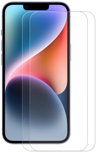 ENKAY Screen Protector - Geschikt voor iPhone 16e / 17e Screen Protector - ENKAY 9H Tempered Glass Duo-Pack - Transparant