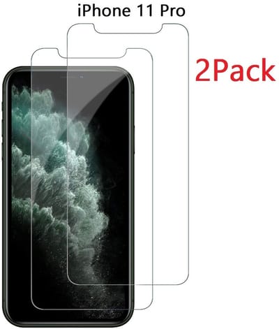 Ntech Screenprotector 2 Pack - Geschikt voor iPhone 11 Pro Screenprotector Glass (0.3mm)