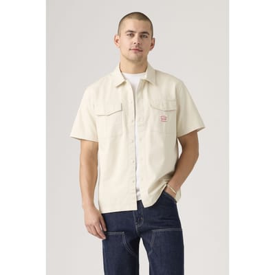 Levi's Short Sleeve Worker Shirt Grey Taglia: S | Camicie Casual Outlet | Uomo | Grigio