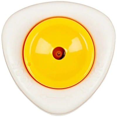 Plastic Creatieve Eierprikker Met Slot Paasei Prikker Veiligheid en Gemakkelijk Knutselen DIY Maker Eierscheiders Eiergereedschap geel