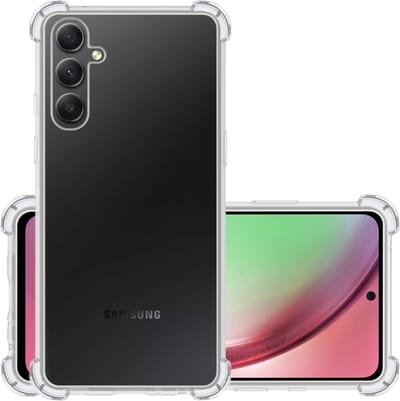 Hoesje - Geschikt voor Samsung Galaxy A54 - Sterk & Shockproof - Siliconen Case - Back Cover - Telefoon Hoes Shock Proof - Transparant