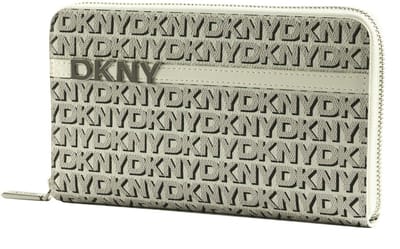 DKNY portemonnee Avril Zip Around Wallet Marshmallow wit