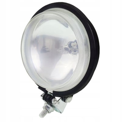 ronde metalen werklamp - 116mm - 12v - 55w - lamp - autolamp - koplamp - gloeilamp