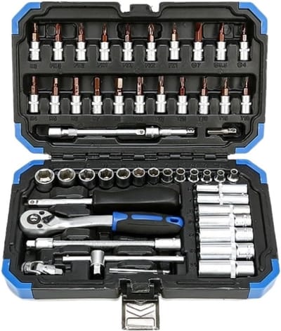Gereedschapskoffer Set - Handgereedschap Kit - Doe-het-zelf Klussen - Chroom-vanadium Staal - 53 Stuks