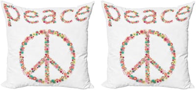 ABAKUHAUS Kussenhoes Set – 40x40 cm – Tweezijdig Digitaal Druk – Mikrofaser