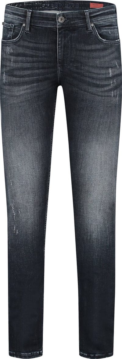 Purewhite - Jone Heren Skinny Fit Jeans - Zwart - Maat 36