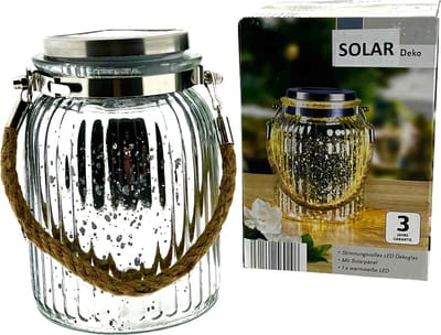 Solar Buitenlamp - LED - Dekoglas - op Zonne-energie