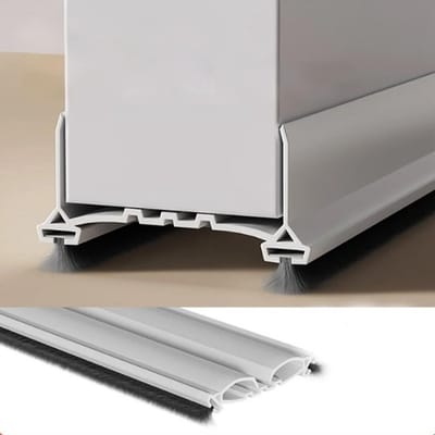 Tochtstrip 97cm - Zelfklevende Deurtochtstopper - Geluiddicht - Weerbestendig - Siliconen Materiaal - Eenvoudige Installatie - Deurafdichting