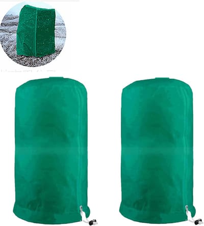 Plantenhoes-winterbeschermkap- vorstbeschermingshoes voor planten met trekkoord-60x80cm-vorstbeschermingshoes voor planten-weerbestendig, kou, vogels en insecten
