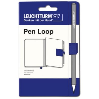 Leuchtturm1917 pen loop zelfklevende pennenlus ink blauw