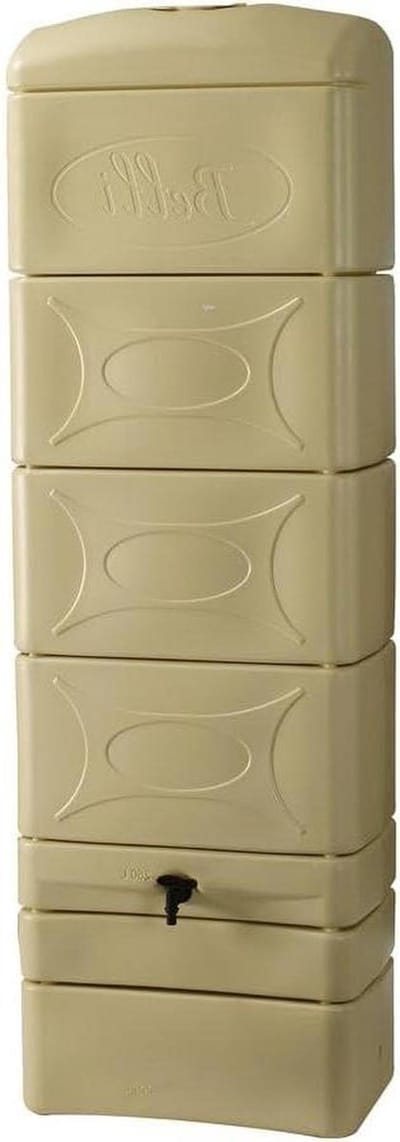 Regenton - Wateropslag - Tuinwater Geven - Decoratief Design - 300 Liter - Antraciet