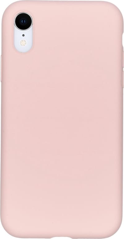 Schokbestendige Liquid Silicone Back Cover for iPhone XR _ Roze