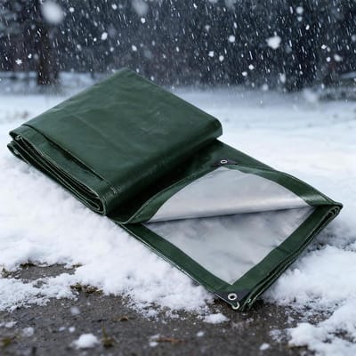 Dekzeil Waterdicht 120 x 240 cm 160 G/M² Pe Regenbescherming, Stofdicht, Winddicht, Uv-Bestendig, Scheurvast, Zon Bescherming Tarps Heavy Duty, Dekzeil Voor Openlucht, Tuin, Groen