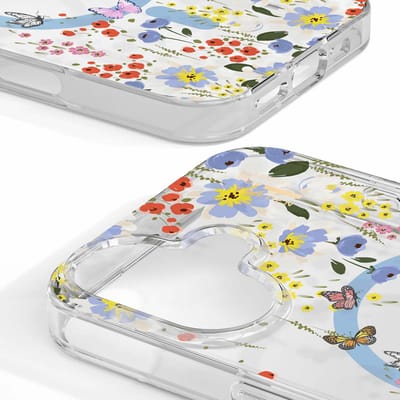iDeal of Sweden Clear Case geschikt voor MagSafe geschikt voor iPhone 16 - Artistic Garden