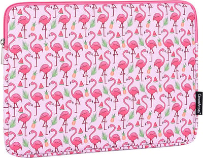 Laptophoes 13.3 Inch GV – Laptop Sleeve – Flamingo Roze