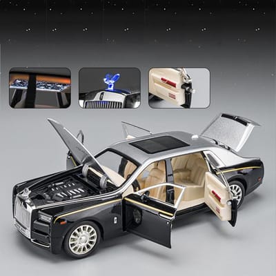 1:24 Rolls Royce Phantom Mansory Legering Auto Diecasts & Speelgoedvoertuigen Automodel Geluid En Licht Terugtrek Auto Speelgoed Voor Kinderen Cadeaus