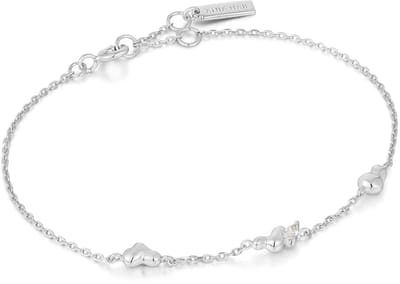 Ania Haie AH B050-01H Taking Shape Dames Armband - Minimalistische armband - Sieraad - Zilver - 925 Zilver - Anker - 4 mm breed - 18.5 cm lang