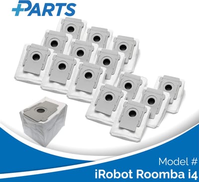 iRobot Roomba i4 Stofzakken (15 Stuks, Plus.Parts® alternatief voor 4626194 / 4640235)