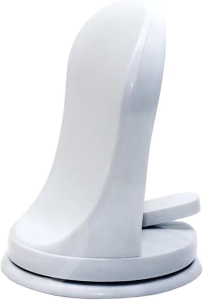 Douche Voetsteun - Scheunsteun Badkamer - Benen Scheren - Krachtige Zuignap - 15 x 114 cm - Wit