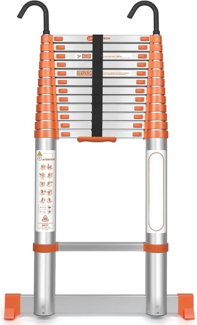 ApexArte® Telescoopladder Aluminium - Vouwladder