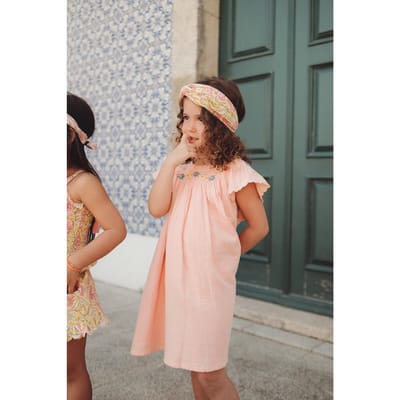 Louise Misha Dress Edith Coral Size: 12M | Dresses Outlet | Unisex | Blauw