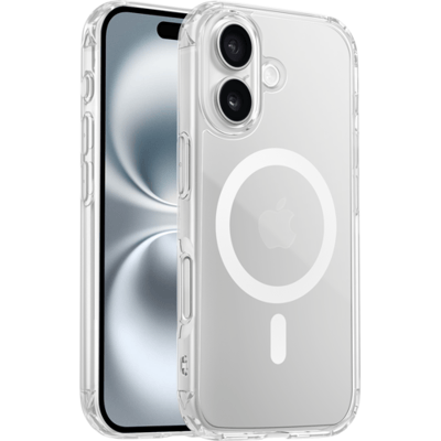 Coverzs TPU MagSafe hoesje geschikt voor iPhone 17 (transparant) – clear case met sterke schokabsorberende bescherming, slank design en perfecte pasvorm