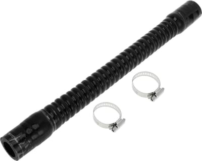 Dailygoods- Koelmiddelslang 25 mm ID - Zwarte Siliconenslang - Lengte 400 mm - Hoge Temperatuur Weerstand - Meerlaags Weefsel - Maximale Druk 1 Mpa