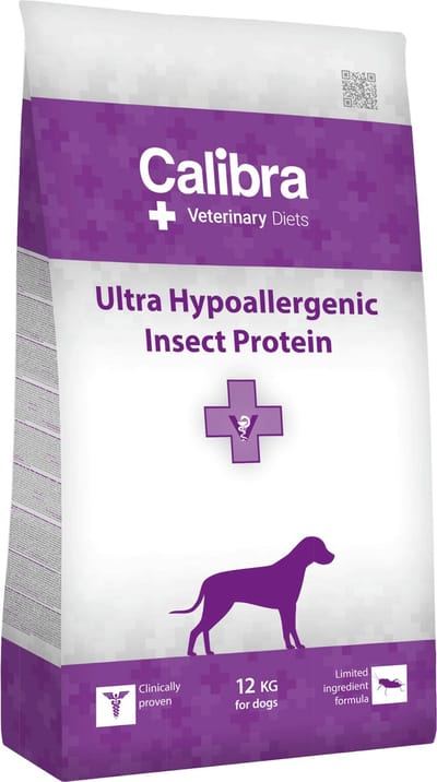 Calibra Veterinary Diets Ultra Hypoallergenic Insect - dry dog food - 2kg