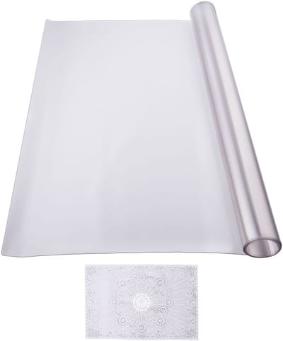 Kunststof Bureaubeschermer, 1067 X 1524 mm, 1,5 mm Dik, Matte Bescherming. Rechthoekige Pvc Bureauonderlegger, Waterdicht en Gemakkelijk Schoon te Maken, Ideaal voor Op Kantoor en Meer
