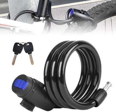 Cosensi- Fietsslot Cijferslot - Vouwslot - Ringslot - Fietsslot Kinderfiets - Waterdicht - Lichtgewicht 100 cm - Fietsbeveiliging