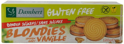 Damhert Koek Blondies Glutenvrij - 3 x 120 gr - Voordeelverpakking