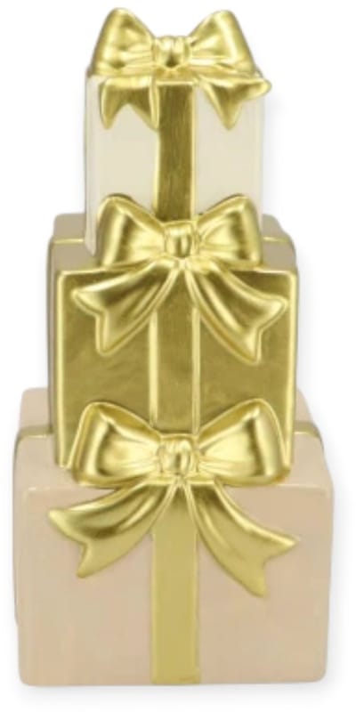 Daan Kromhout - Vaas - Cadeautjes Vaas - Keramiek - 10×21 cm - Sand/Gold - Creme /Goud