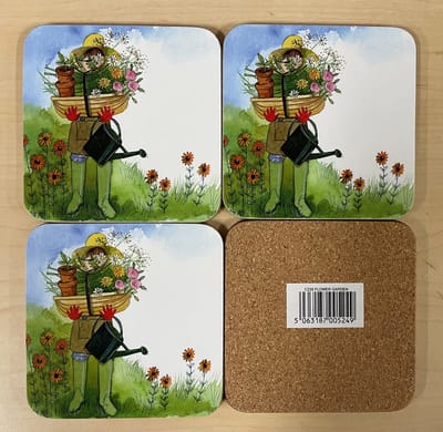 Alex Clark Onderzetters FLOWER GARDEN ~ BLOEMEN TUIN