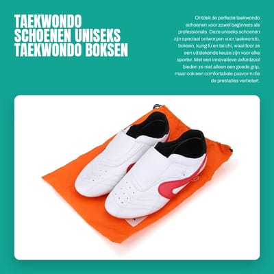 Dailygoods- Taekwondo Schoenen Uniseks - Vechtsport Schoenen - Boksen/Kung Fu/Tai Chi - Oxfordzolen - Antislip - Lichtgewicht en Duurzaam - Vechtsportschoenen
