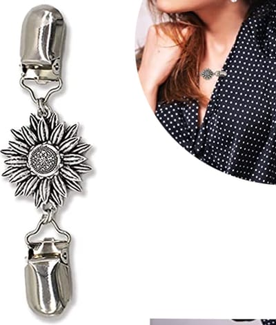 Vestsluiting - Real sunflower - vestclip dames -vestsluiting dames - vestclip - vestsluiting vestclip - sjaalspeld - vestspeld - vestklem