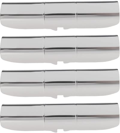 Dailygoods- Gordijnroede Connector - Roestvrij Staal - Compatibel met Hallis Hudson 25-28mm - 110x25x0,5mm - Stabiliteit - Corrosiebestendig - Gordijnconnector