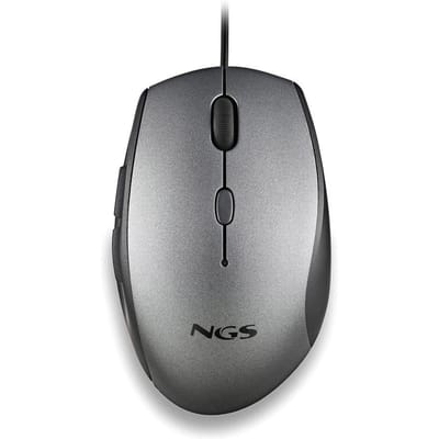 NGS Moth Ergonomische Bedrade Muis met USB Type-C - Grijs