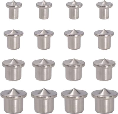 Deuvel en Tenon Center Set - 16 Stuks met 4 Maten voor Nauwkeurig Boren