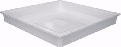 Nedco - Wasmachine Lekbak - 70x70x10cm - Wit - Kunststof