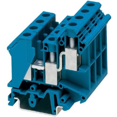 Phoenix Contact 3005235 Doorgangsserieklem 10.2 mm Schroeven Blauw 50 stuk(s)