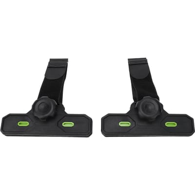 2 Stuks Camper Luifel Klem PA66 Nylon Camper Luifel Clip Zonnescherm Grijper met Antislip Pad black