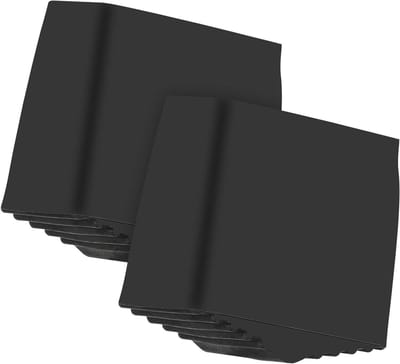 Ladder Voeten Covers - Ladderdoppen Vloerbeschermers - Stabiliteit Verhoging - Antislip Ontwerp - 4.3 x 4.2 x 2.3 cm - Zwart