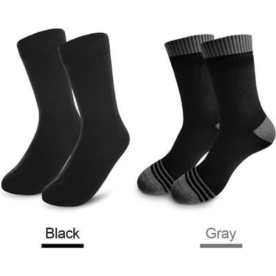 Chaussettes respirantes imperméables pour hommes femmes Sports de plein air randonnée ski Trekking chaussettes gris