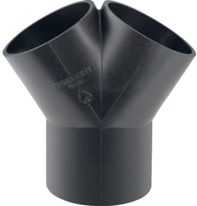 Geberit PE broekstuk 2 x 30°, DN 56 / 50, 363.462.16.1