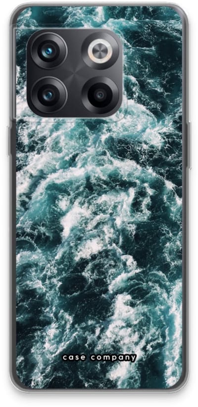 Case Company® - Hoesje geschikt voor OnePlus 10T hoesje - Zee golf - Soft Cover Telefoonhoesje - Bescherming aan alle Kanten en Schermrand